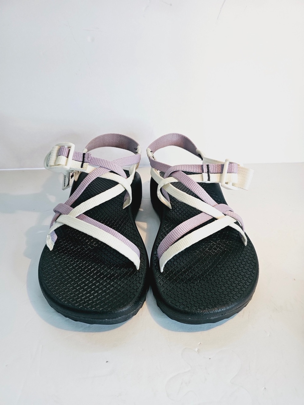 Chaco Women's Strappy Sandals - Lilac & Cream